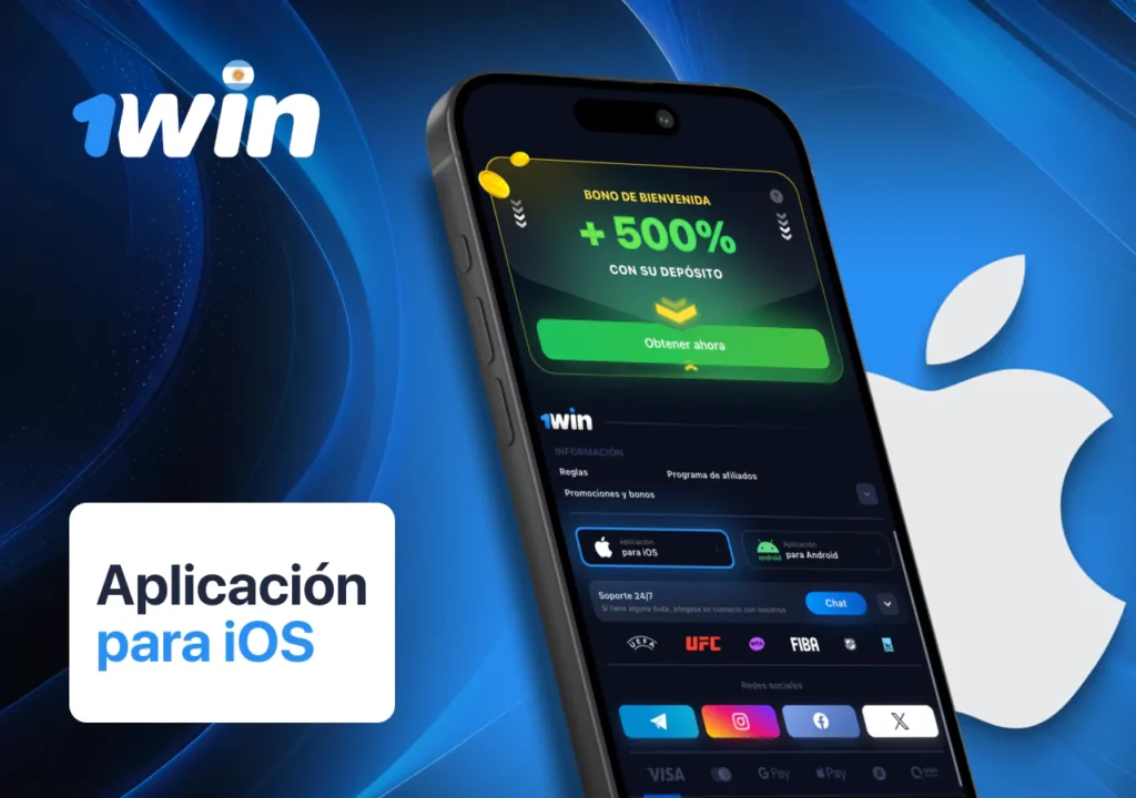 Aplicación móvil de casino en línea para dispositivos iOS